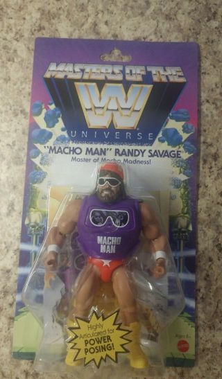 Masters Of The Universe Wwe Macho Man Randy Savage Macho Madness 5 " Mattel.