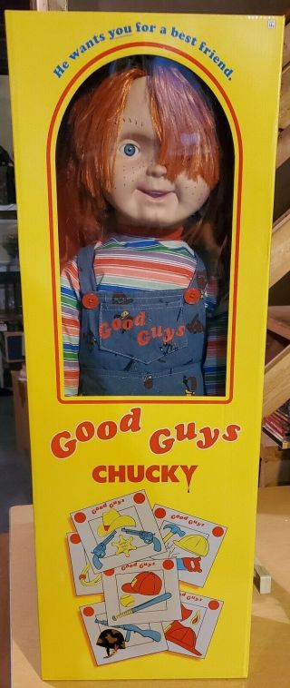 Good Guys Childs Play 2 Chucky Doll Figure Spirit Halloween 30 Inches Tall