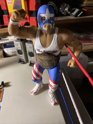 Wwf Ljn Custom Hulk Hogan Wrestling Figure Wwe Hulkamania Mr America