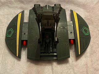 1978 Battlestar Galactica Cylon Raider Complete With Shooting Missiles And Pilot 2
