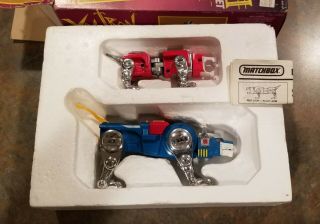 Voltron Iii Mighty Lion Robots Set - Blue & Red,  In