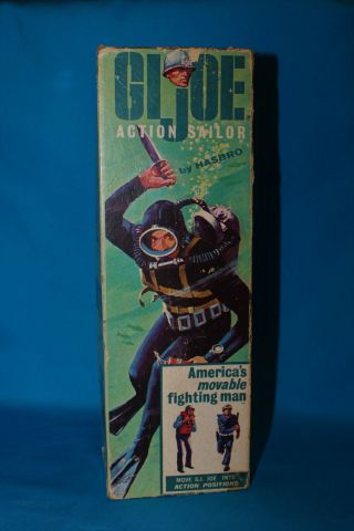 Hasbro Vintage 1964 Gi Joe Action Sailor Box Only Single Tm