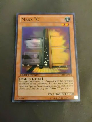 Yu - Gi - Oh - Maxx " C " - Ct09 - En012 - Limited - Rare - Nm/mint