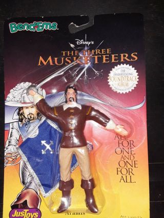 The Three Musketeers Aramis Charlie Sheen (1993) Justoys Bendable Figure
