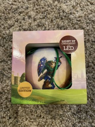 The Legend Of Zelda Ocarina Of Time 3d Limited Edition Light Up Ornament W/ Led
