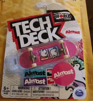 Tech Deck World Edition Limited Series Ultra Rare Almost Fingerboard
