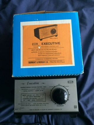 Hammant & Morgan Executive Power Contol Unit Boxed With Instructions,  Wires Etc
