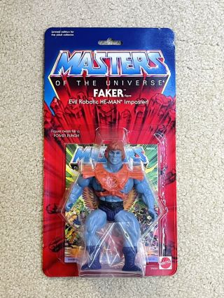 Motu Commemorative Faker,  Figure,  Moc,  Masters Of The Universe,  He - Man