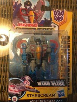 Hasbro Transformers Cyberverse Wing Slice Starscream Action Figure