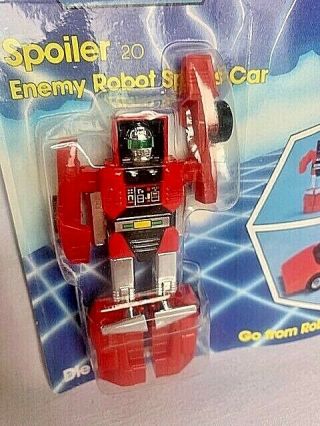 1984 Vintage Tonka GoBots Spoiler Enemy Robot Sports Car NISP 2