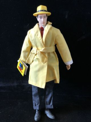 Vintage 1990 Dick Tracy 9” Action Figure Doll By Applause With Tags