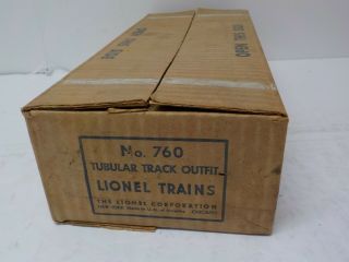 Lionel 760 O Gauge Tubular Track Outfit Box Only