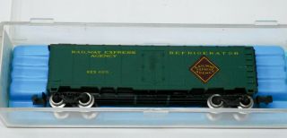 Atlas 2393 N Scale Reefer Box Car Railway Express Agency Rea Rex 6101