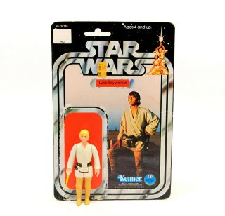 Vintage Kenner Star Wars Anh Luke Skywalker Farm Boy W/ 12 Back Card