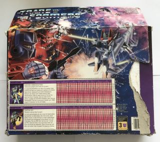 Boxed Transformers Soundwave & Condor Cassette: Buzzsaw 1984 Hasbro Figures G1 2