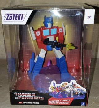 Jazwares Zoteki G1 Optimus Prime Trans Formers Connect And Create Iconic Scenes