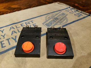 2 Vintage Lionel No.  90 Control Button/switches Later Models