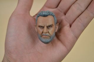 Custom 1/6 Scale Bearded Head Carving Model For 12 " Male Toys