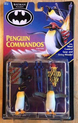Kenner Batman Returns Penguin Commandos Figure Mind Control Gear 1991