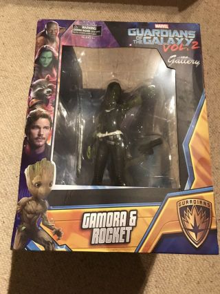 Diamond Select Toys Marvel Gallery Guardians Of The Galaxy Gamora And Rocket