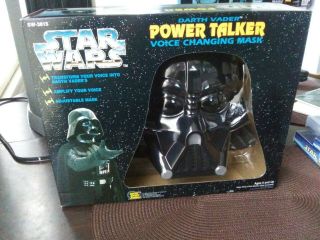 1995 Star Wars Darth Vader Power Talker Voice Changing Mask Mga