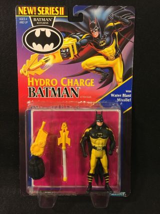 1993 Kenner Batman Returns Hydro Charge Batman Figure Moc