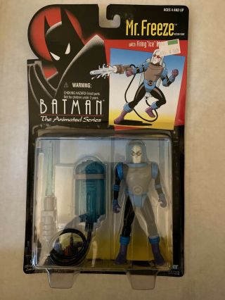 1993 Kenner Btas Batman The Animated Series Mr.  Freeze With Ice Blaster Nm - Mip