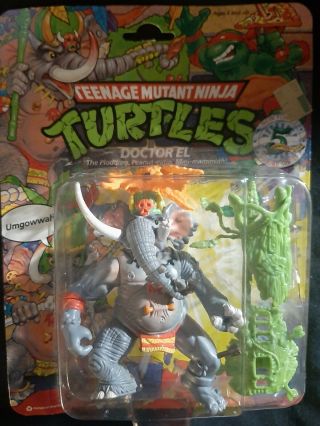 Teenage Mutant Ninja Turtles Vintage/rare Carded Dr.  El