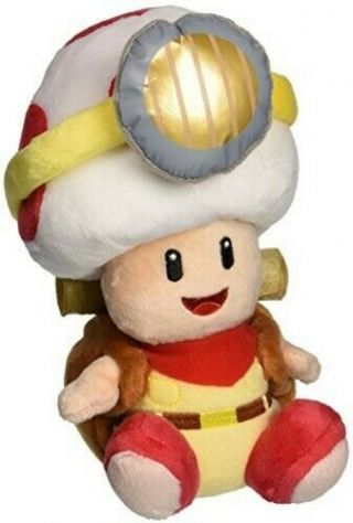 Little Buddy Mario Bros.  Captain Toad Sitting 7 " Plush [new ] Pl