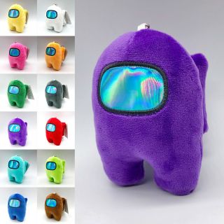 10cm Among Us Plushie Toy Game Plush Stuffed Keychain Pendant Doll Gift For Kids