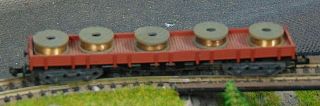 Rn Low Sided Wagon With Cable Drum Load By Ibertren N Gauge (1)