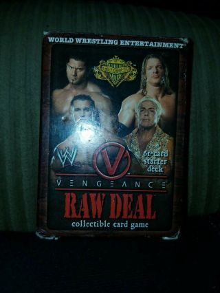 Wwe Raw Deal Starter Deck - Evolution: Triple H,  Batista,  Randy Orton,  Ric Flair