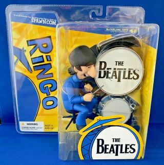 The Beatles Ringo Starr 2004 Mcfarlane Cartoon Figure Nip Rare Htf
