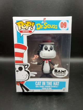 Funko Pop Books Dr.  Seuss Cat In The Hat 09 Bam Exclusive