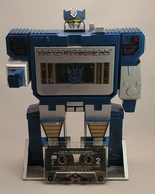 Rare Transformers G1 Soundwave Cassette Tape Player (tested/works)