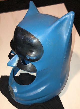 Batman Rare Vintage 1966 Ideal Toy Corp Plastic Mask Helmet