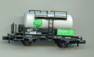 FLEISCHMANN 8409 BAYER tank wagon N Gauge (4) 2