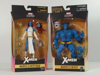 Marvel Legends Beast And Mystique - - X - Men