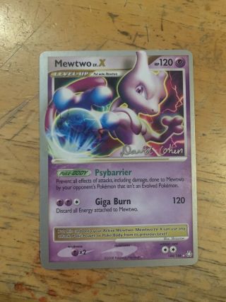 Mewtwo Lv.  X (pokémon Card,  World Championship 2008,  144/146) Oc Psa Worthy