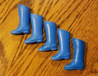 Vintage Mego Type - I & Ii T1 T2 8 Inch One (1) Blue Boot - Bulk Pricing