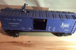 Lionel Trains Postwar No.  3424 Follow The Flag Wabash Box Car