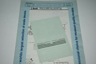 N Scale Microscale Decal 60 - 65 Southern Pacific Med,  Steam Locos K13928