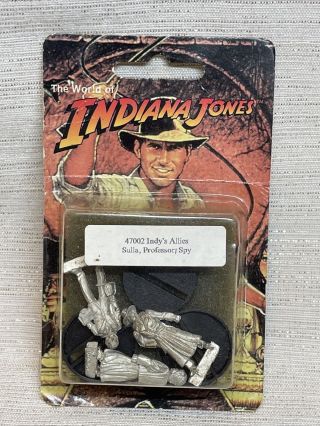 Walt Disney The World Of Indiana Jones 25 Mm Miniatures Sulla Professor Spy Nip