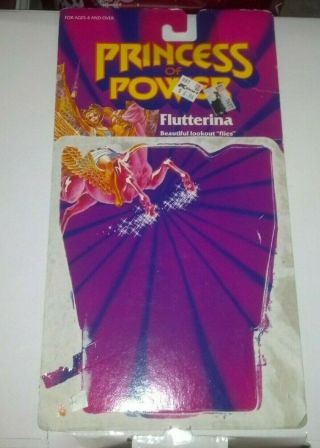 1985 Vintage She - Ra Princess Of Power Flutterina Cardback