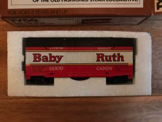 Ho Scale Tyco Baby Ruth Box Car W/ Chug - Chug Sound W/box (t12)