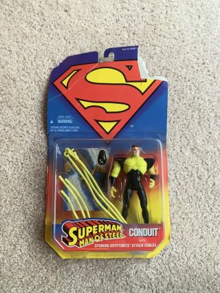 1995 Kenner Vintage Superman Man Of Steel Conduit Action Figure