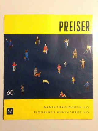 Depliant Figurines Miniatures Ho Preiser