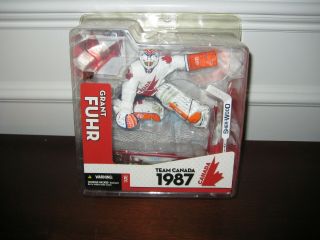 Mcfarlane Nhl Team Canada 1987 Grant Fuhr White Jersey