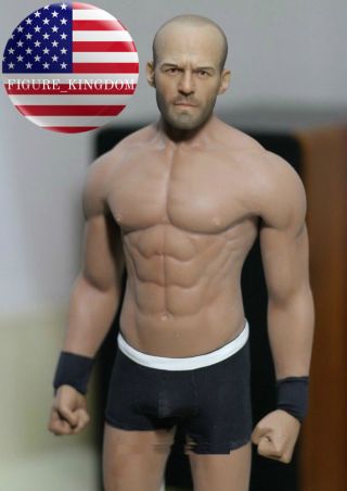 1/6 Scale Jason Statham With Phicen M33 Seamless Male Muscular Figure Body Set