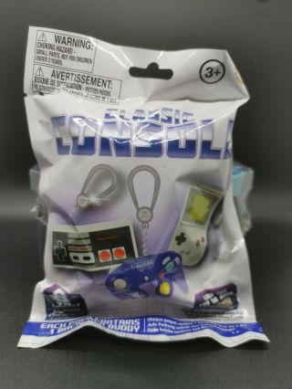 Nintendo Classic Consoles Backpack Buddies Rare Keychain Blind Bag